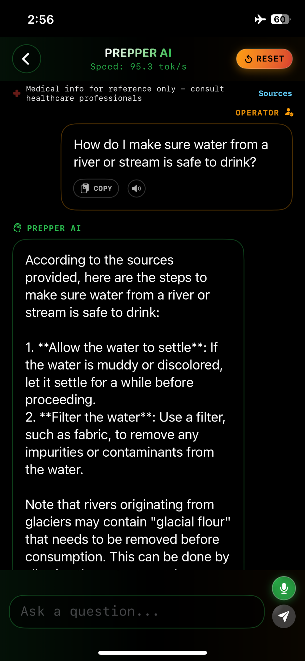 AI Chat View